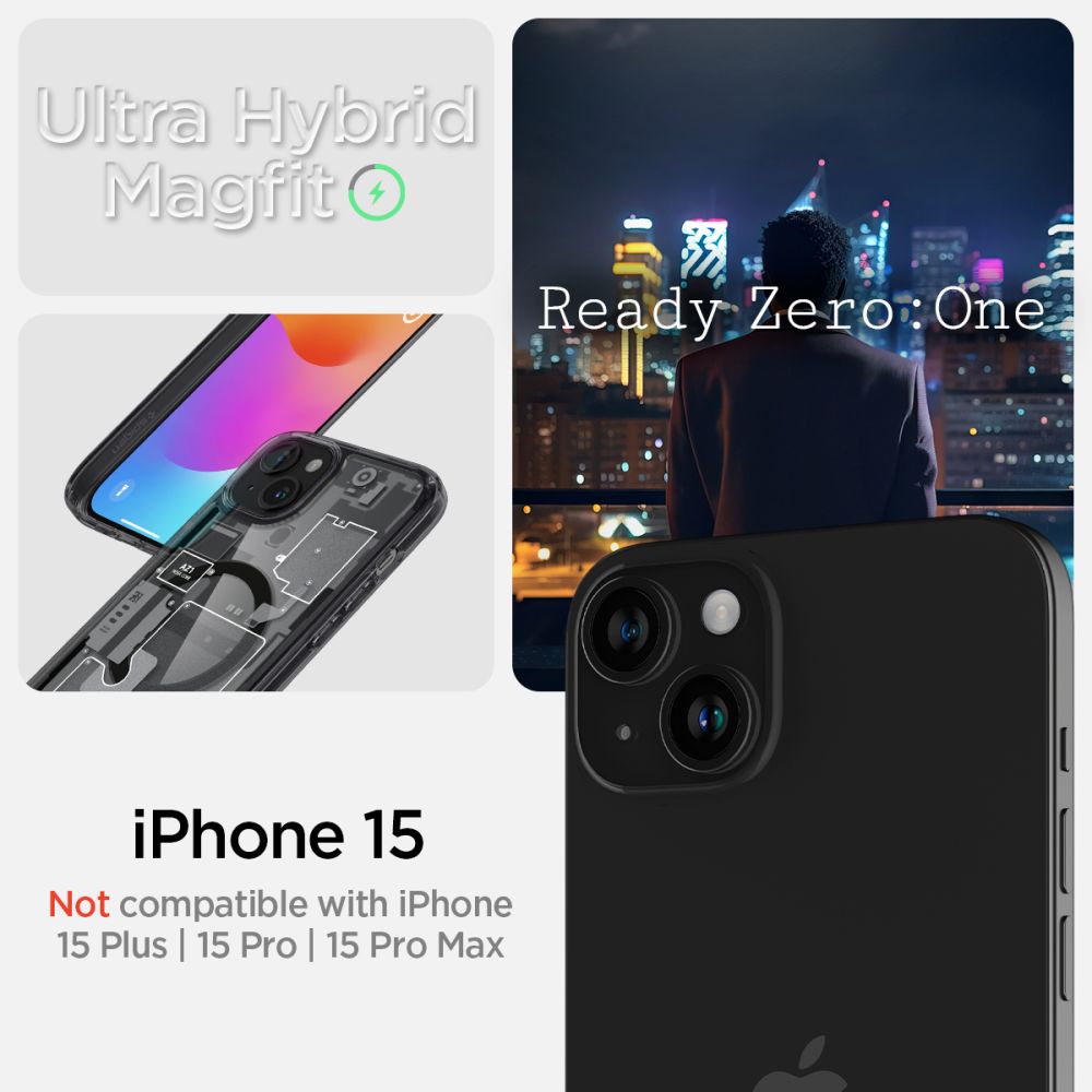 Spigen nakadka Ultra Hybrid Mag Magsafe Apple iPhone 15 / 9