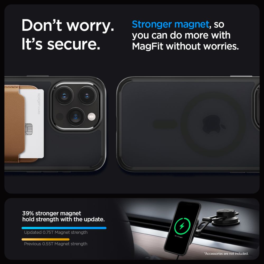 Spigen nakadka Ultra Hybrid Mag Magsafe czarny Apple iPhone 15 Pro Max / 10