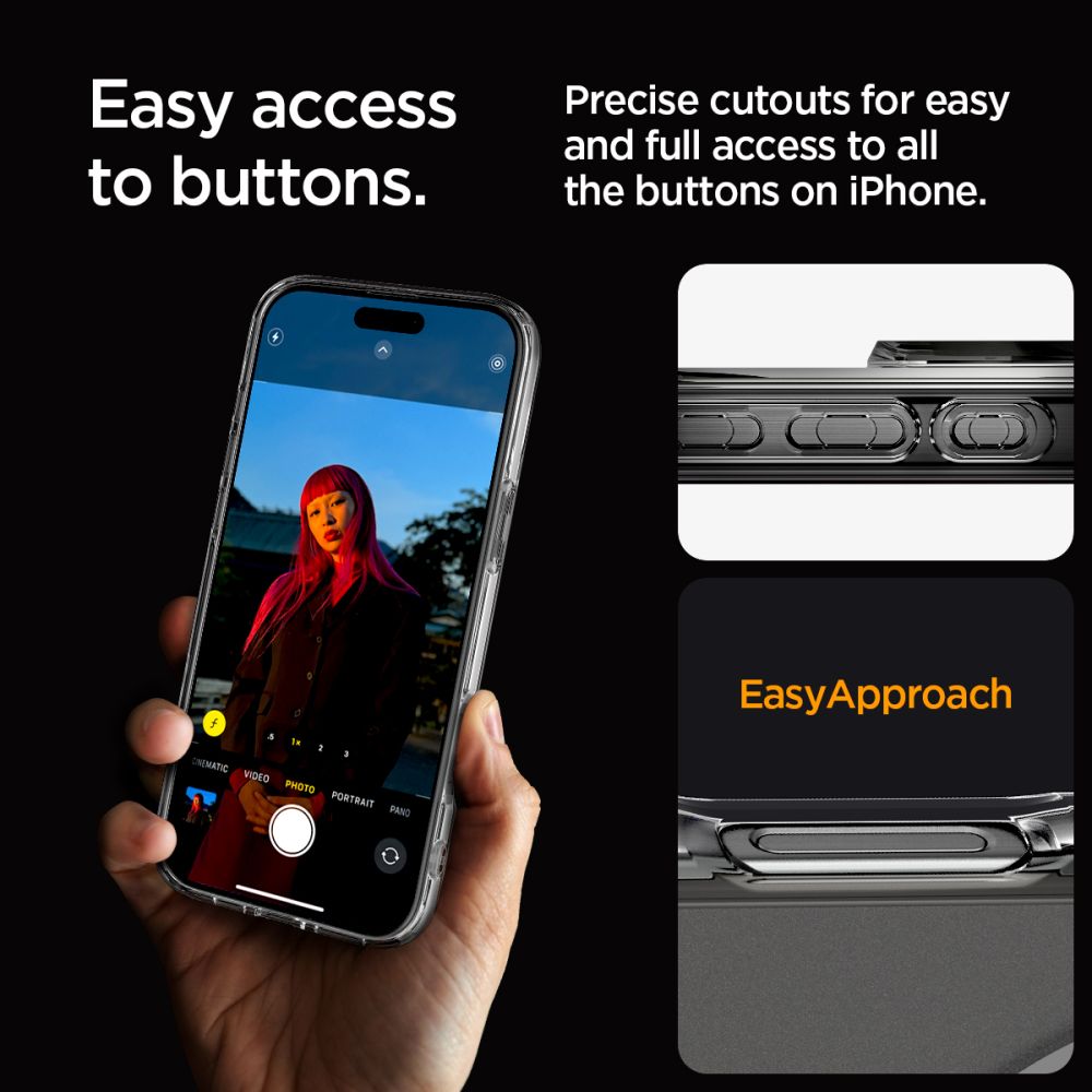 Spigen nak�adka Ultra Hybrid Mag MagSafe prze�roczysty Apple iPhone 16 Pro Max / 9