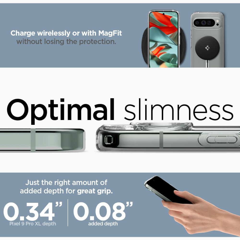 Spigen nak�adka Ultra Hybrid OneTap Ring MagSafe Google Pixel 9 Pro XL / 12