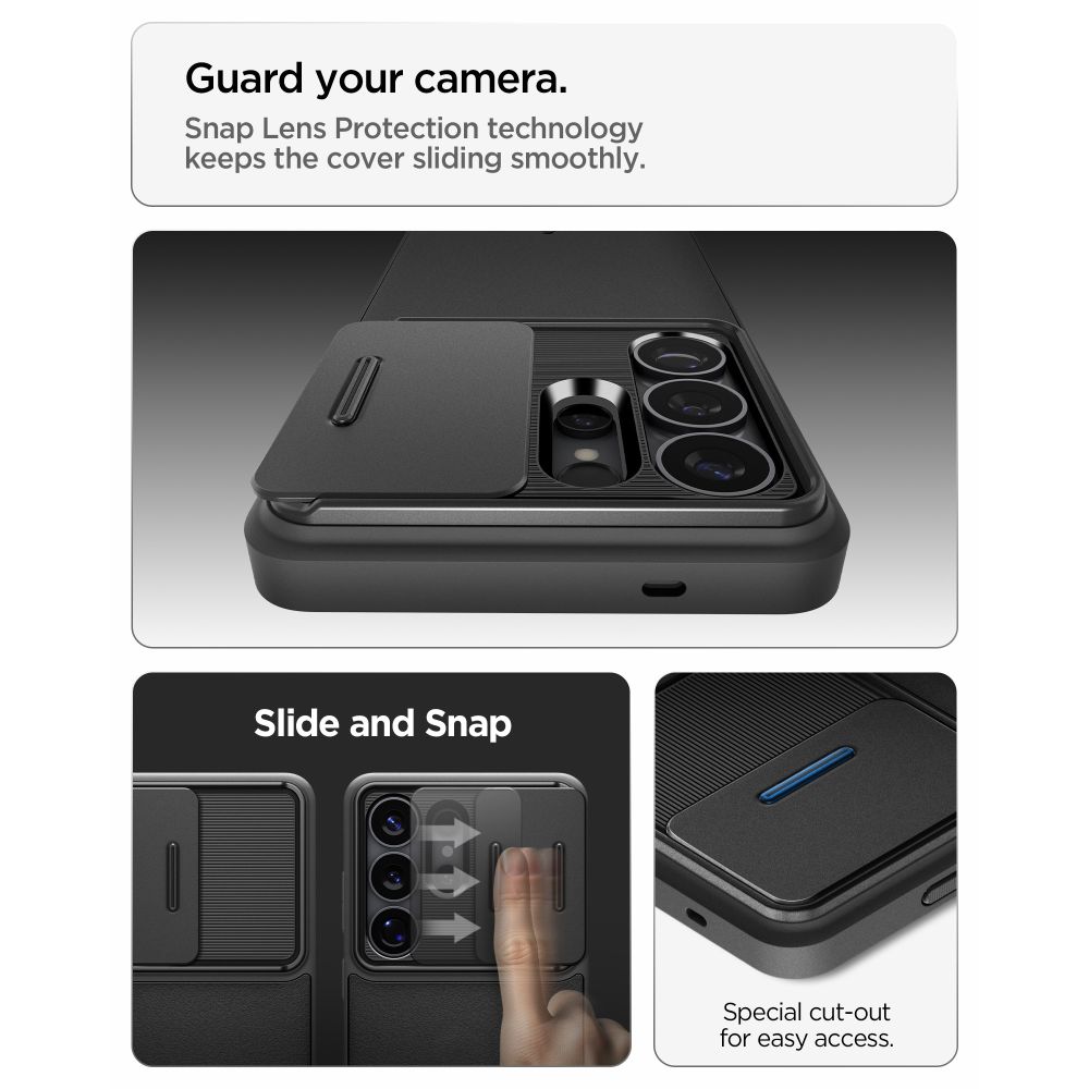 Spigen Optik Armor czarne Samsung Galaxy S26 Ultra / 6