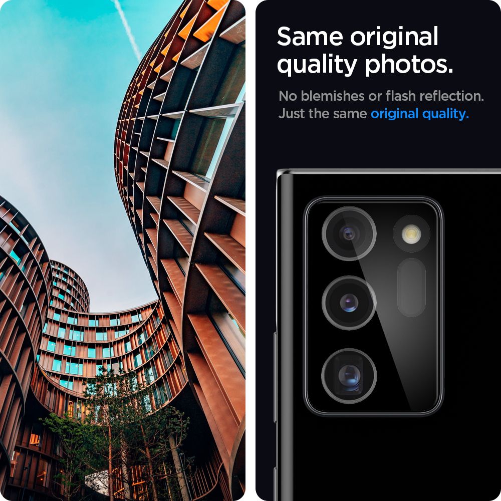 Spigen Optik.tr Camera Lens Czarne Samsung Galaxy Note 20 Ultra / 3