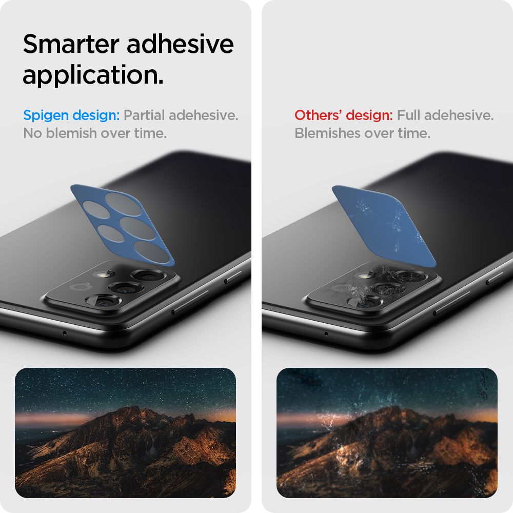 Spigen Optik.tr Camera Lens czarne Samsung A72 / 4