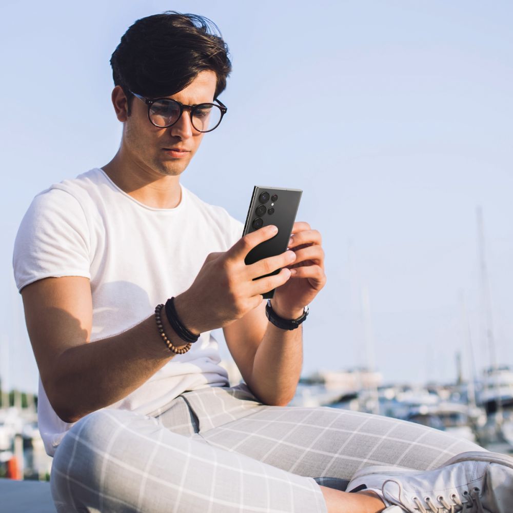 Spigen os�ona aparatu Optik Pro Camera Protector 2-pack czarny Samsung Galaxy S23 Ultra / 8