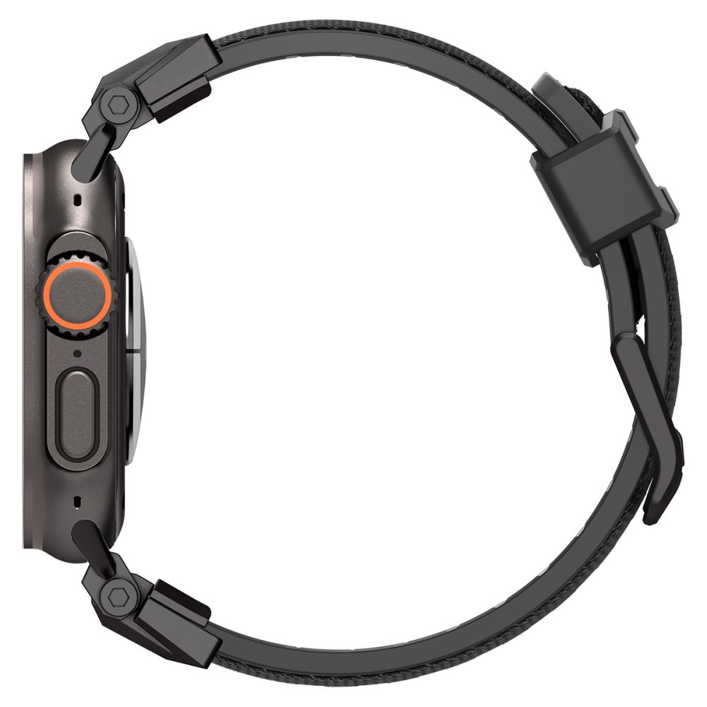 Spigen Pasek DuraPro Armor do Apple Watch 6 / 7 / 8 / 9 / 10 / SE / Ultra 1 / 2 (44 / 45 / 46 / 49mm) Czarny / 7