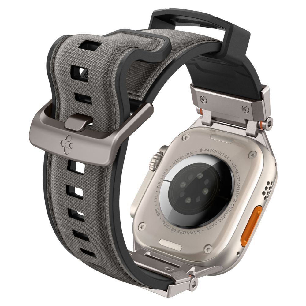 Spigen Pasek DuraPro Armor do Apple Watch 6 / 7 / 8 / 9 / 10 / SE / Ultra 1 / 2 (44 / 45 / 46 / 49mm) Szary / 6