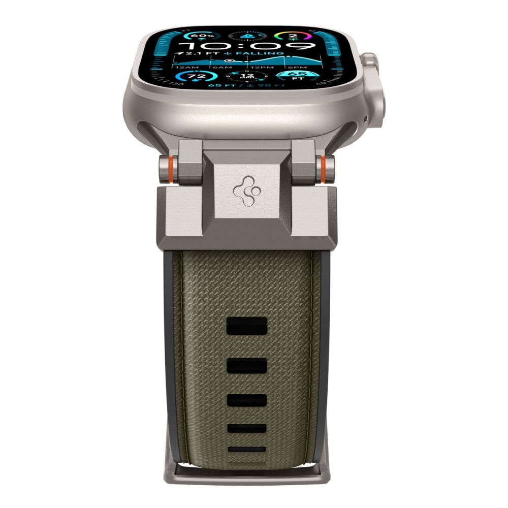 Spigen Pasek DuraPro Armor do Apple Watch 6 / 7 / 8 / 9 / 10 / SE / Ultra 1 / 2 (44 / 45 / 46 / 49mm) Wojskowa Ziele� / 9