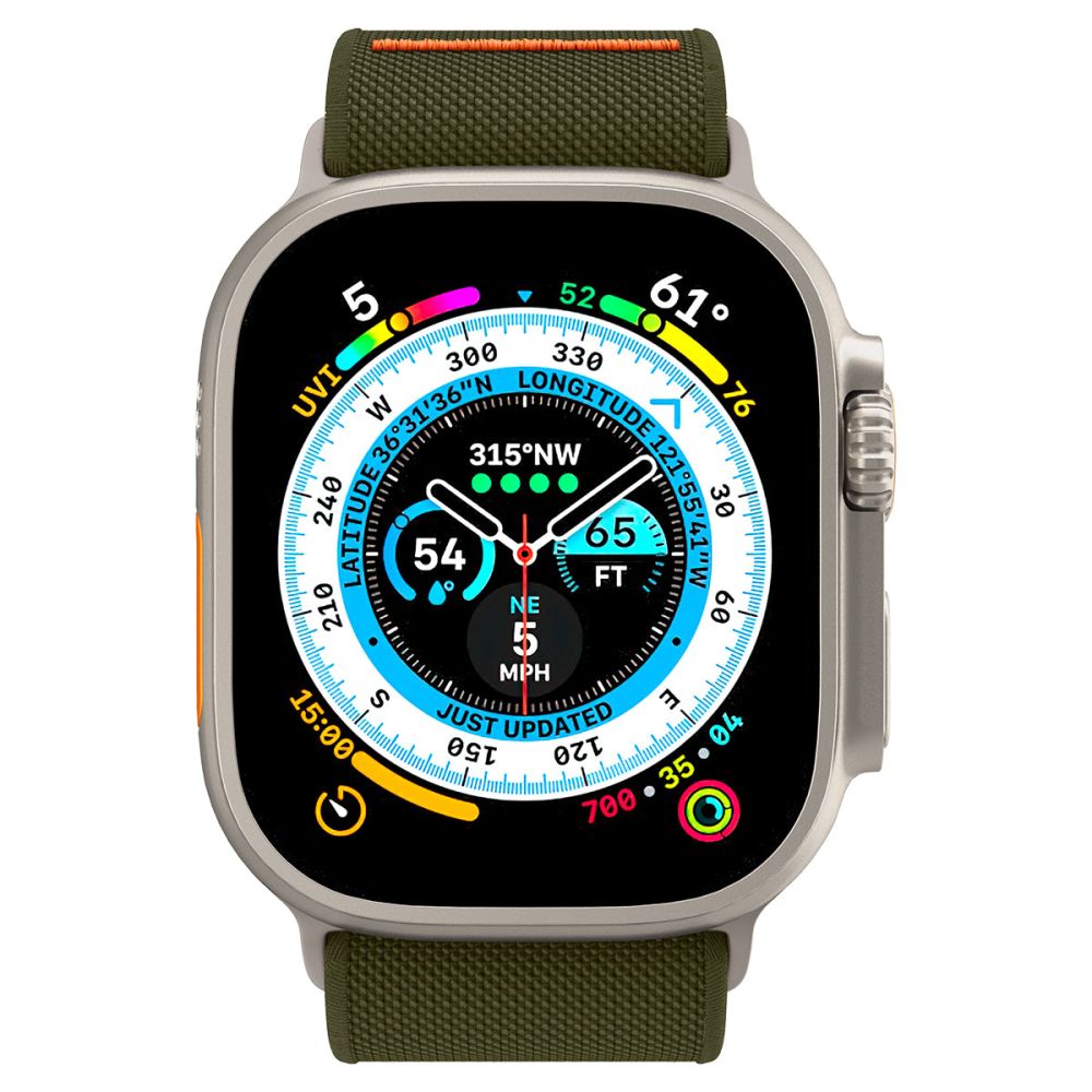 Spigen pasek Fit Lite Ultra do Apple Watch 4 / 5 / 6 / 7 / 8 / SE / Ultra (42 / 44 / 45 / 49 Mm) khaki / 4