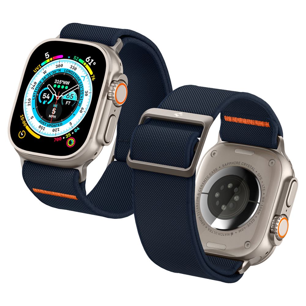 Spigen pasek Fit Lite Ultra do Apple Watch 4 / 5 / 6 / 7 / 8 / SE / Ultra (42 / 44 / 45 / 49 Mm) Navy / 10