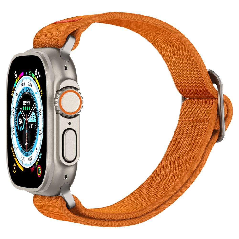 Spigen pasek Fit Lite Ultra do Apple Watch 4 / 5 / 6 / 7 / 8 / SE / Ultra (42 / 44 / 45 / 49 Mm) pomaraczowy / 9