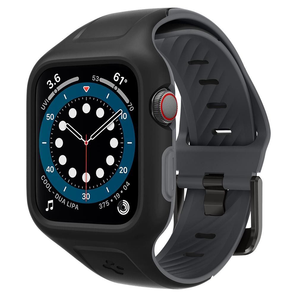 Spigen pasek Liquid Air Pro do Apple Watch 4 / 5 / 6 / SE 40 mm czarny / 2