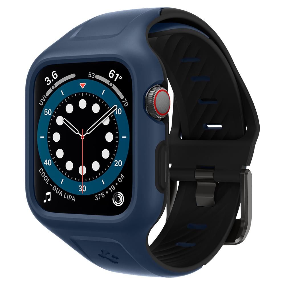 Spigen pasek Liquid Air Pro do Apple Watch 4 / 5 / 6 / SE 44 mm niebieski