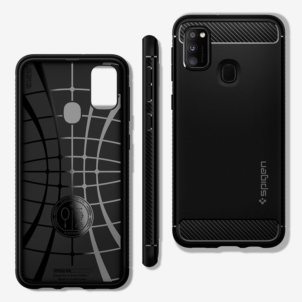 Spigen Rugged Armor Czarne Samsung Galaxy M21 / 7