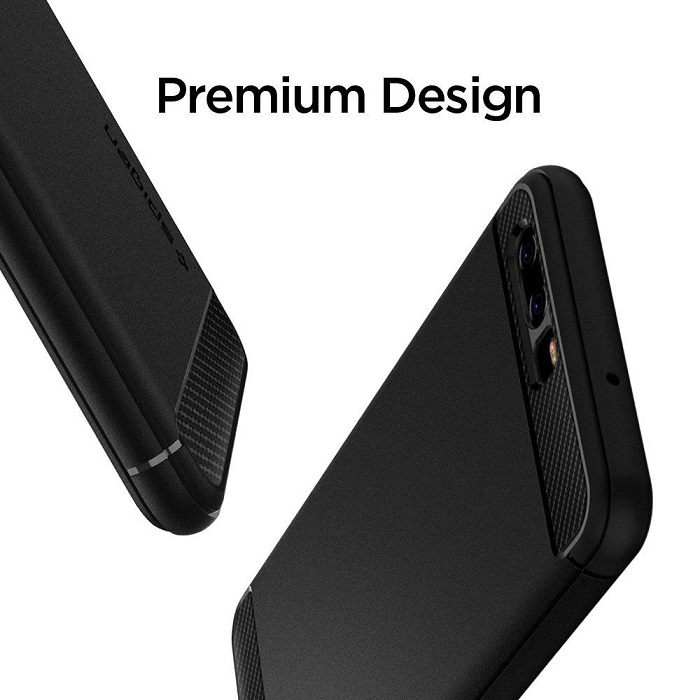 Spigen Rugged Armor czarne Huawei P10 / 7
