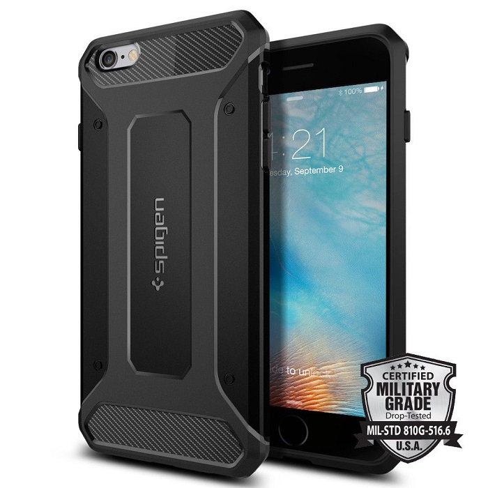 Spigen Rugged Armor black Apple iPhone 6 Plus / 8