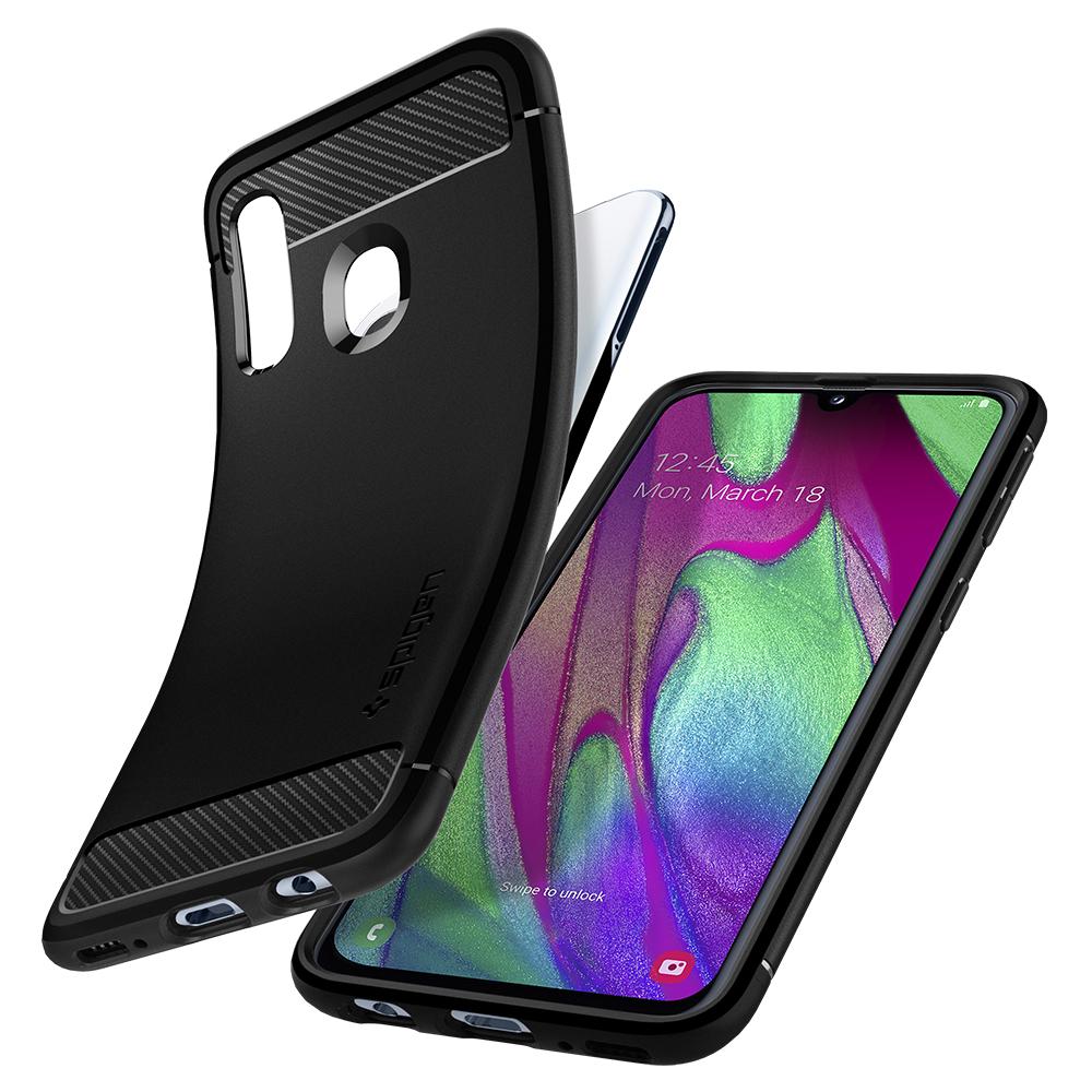 Spigen Rugged Armor black Samsung Galaxy A40 / 3