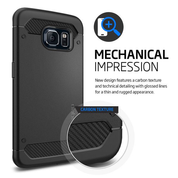 Spigen Rugged Armor black Samsung Galaxy S6 Edge G925 / 4