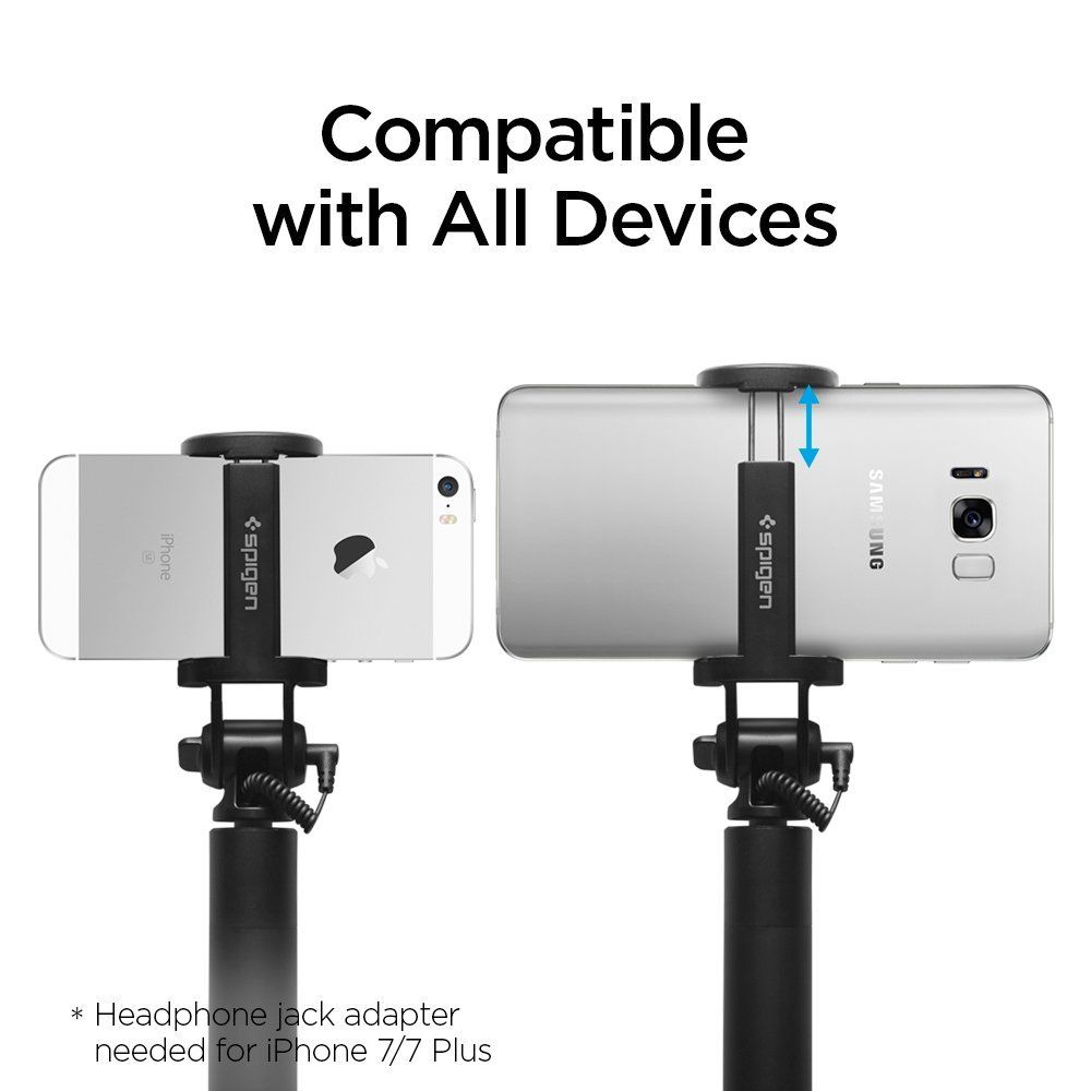 Spigen S530 Selfie Stick czarny / 2
