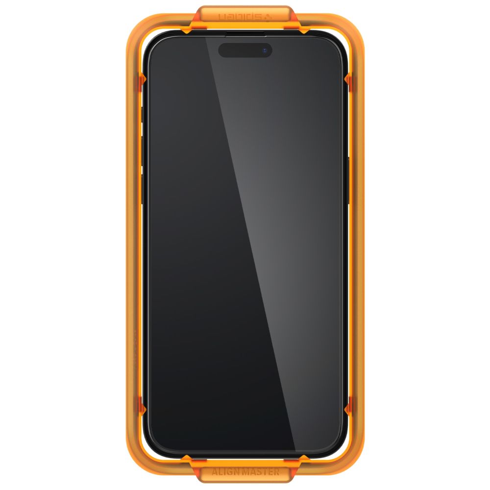 Spigen szko hartowane ALM GLASS FC 2-PACK czarny Apple iPhone 15 Pro / 2