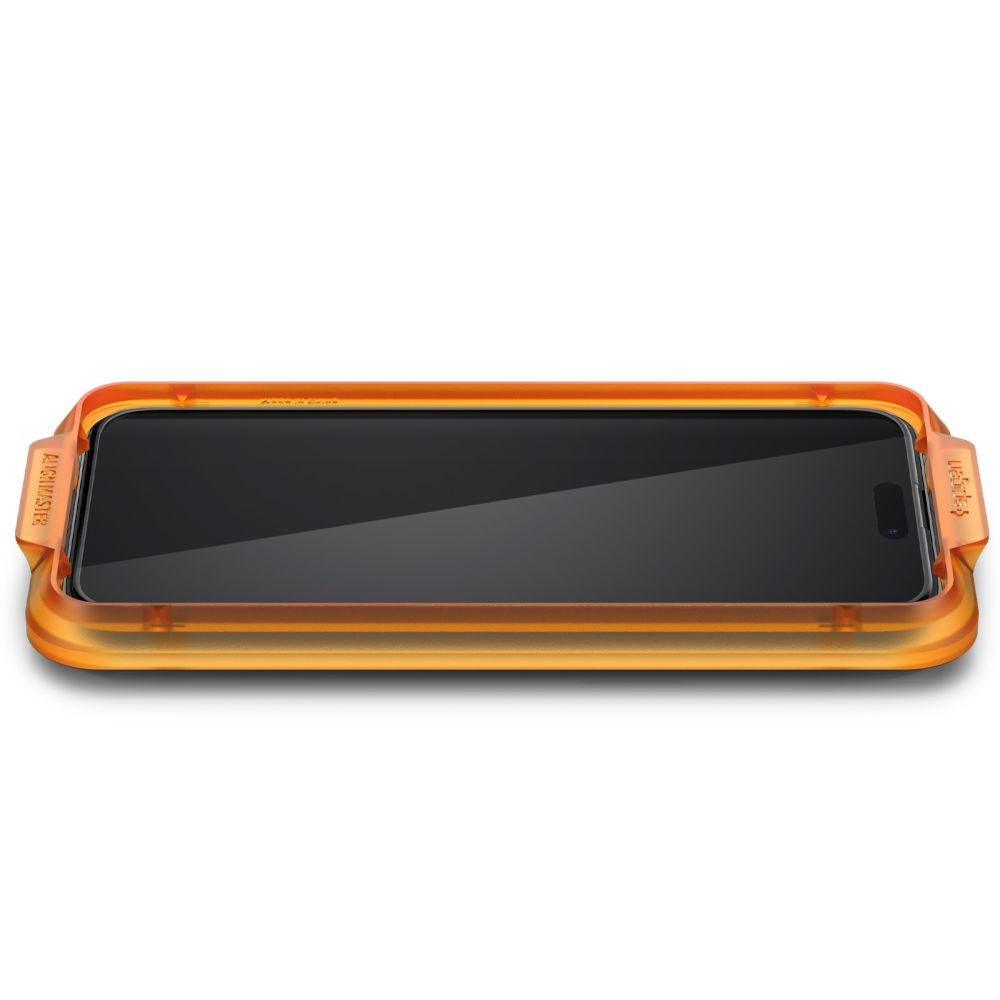 Spigen szko hartowane ALM GLASS FC 2-PACK czarny Apple iPhone 15 Pro / 3