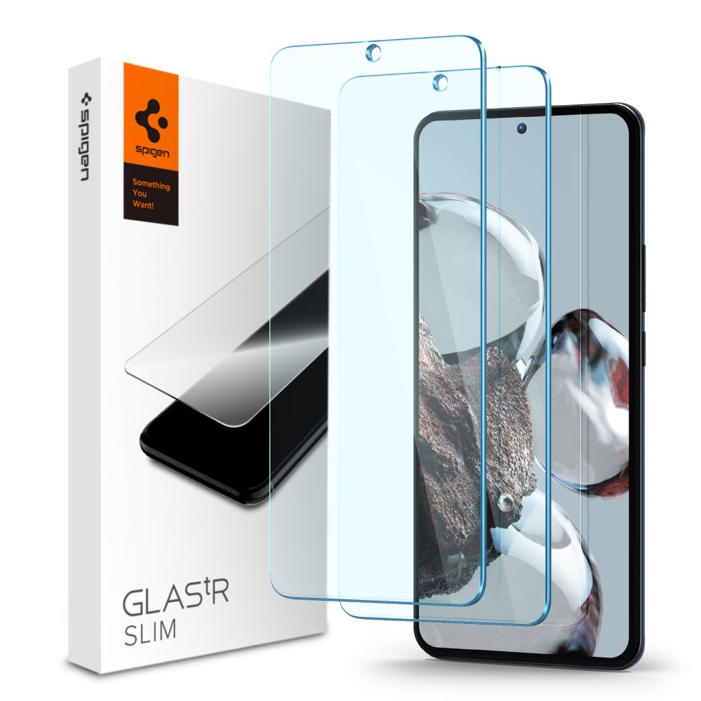 Spigen szko hartowane Glas.Tr Slim 2-Pack Xiaomi 12T Pro