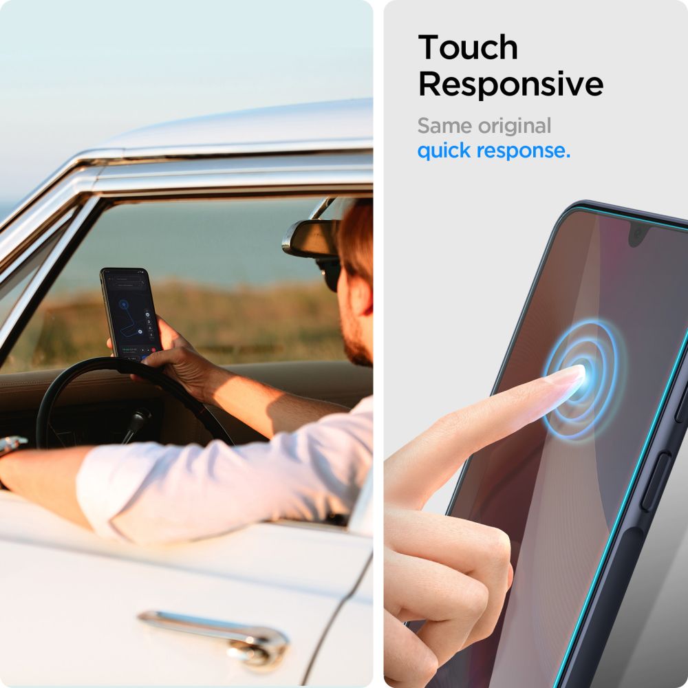 Spigen Szk�o hartowane Glas.tR Slim 2-Pack Samsung A16 / 6