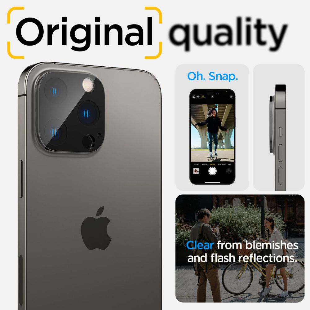 Spigen szko na aparat Glas.TR Optik 2-Pack Apple iPhone 14 Pro Max / 11