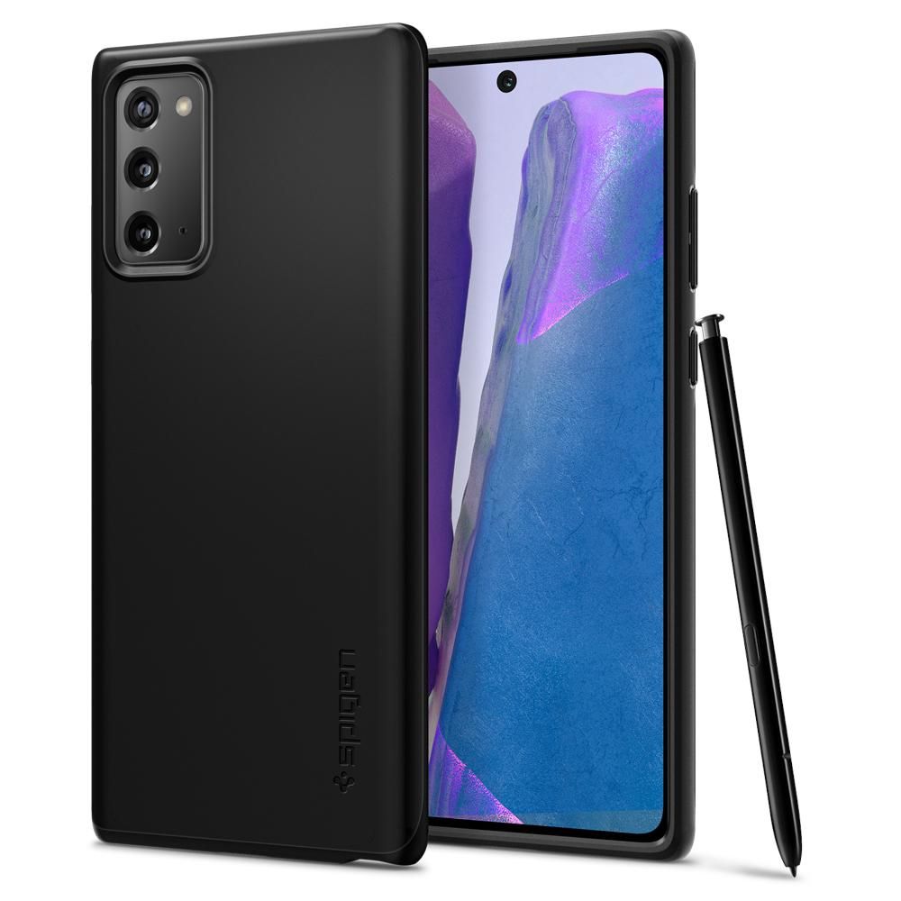 Spigen Thin Fit Czarne Samsung Galaxy Note 20