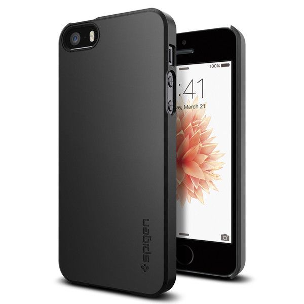 Spigen Thin Fit black Apple iPhone SE