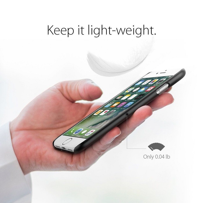 Spigen Thin Fit black Apple iPhone 7 / 10