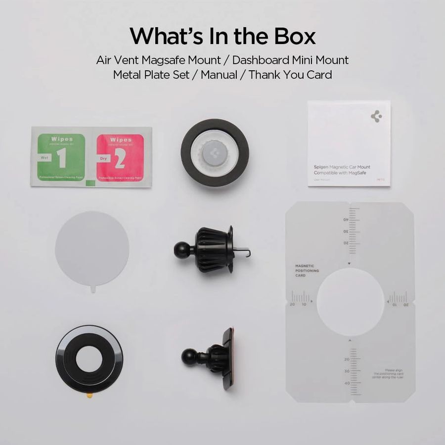 SPIGEN UCHWYT SAMOCHODOWY MFT13 DO KRATKI/DO DESKI ROZDZIELCZEJ / 8