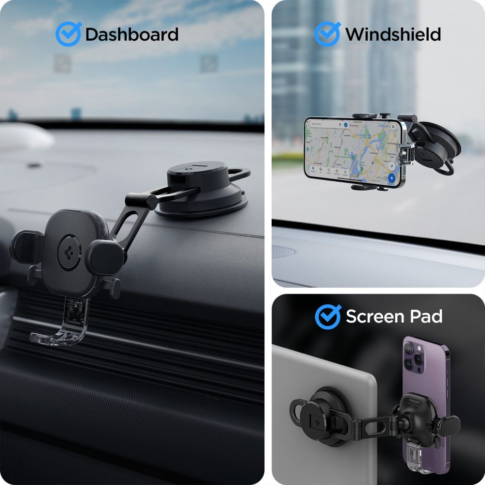 Spigen uchwyt samochodowy UTS35 Onetap Universal Vent Car Mount black / 5