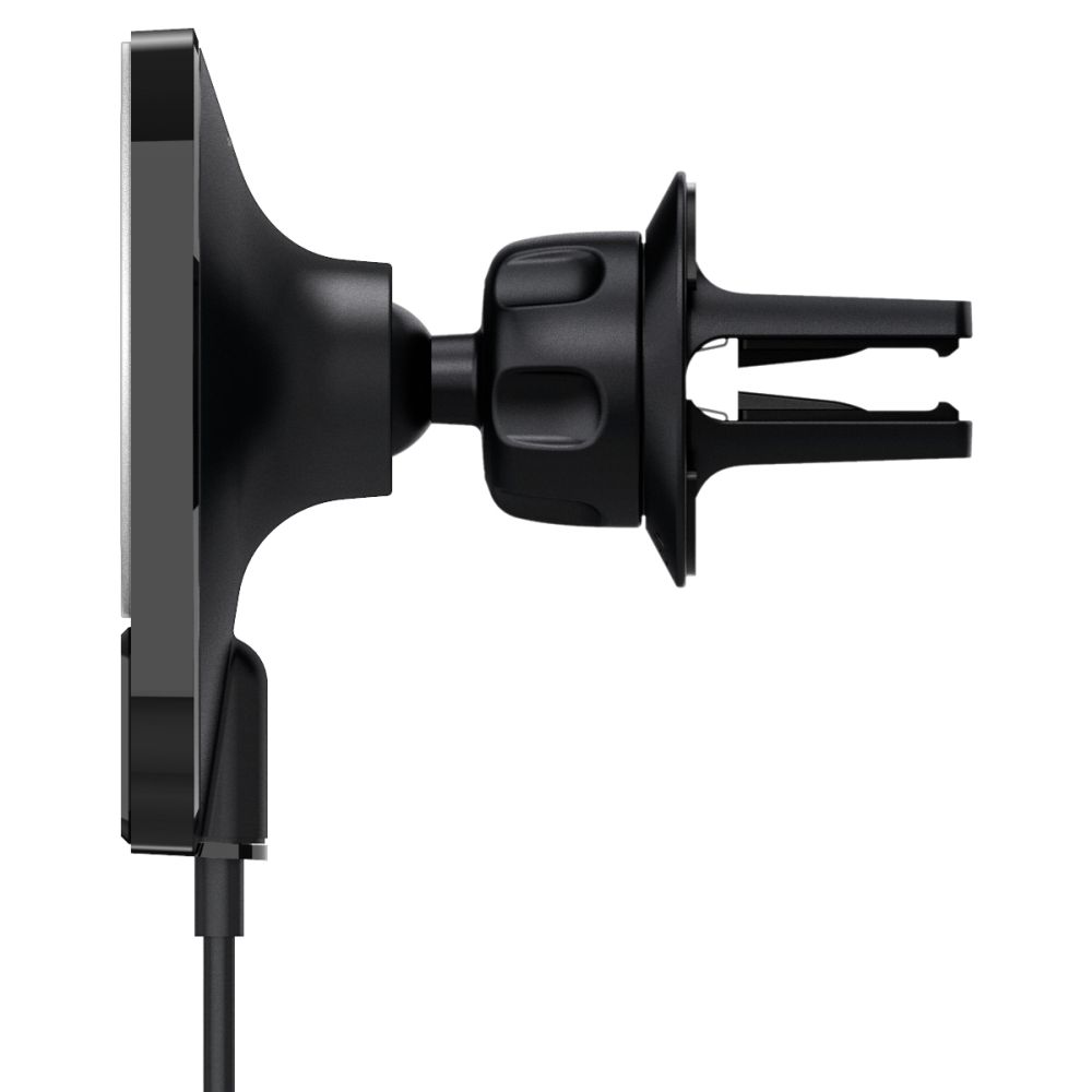 Spigen uchwyt samochodowy z adowark ITM12W Onetap Pro 3 Magnetic Magsafe Vent Car Mount Wireless Charger black / 4