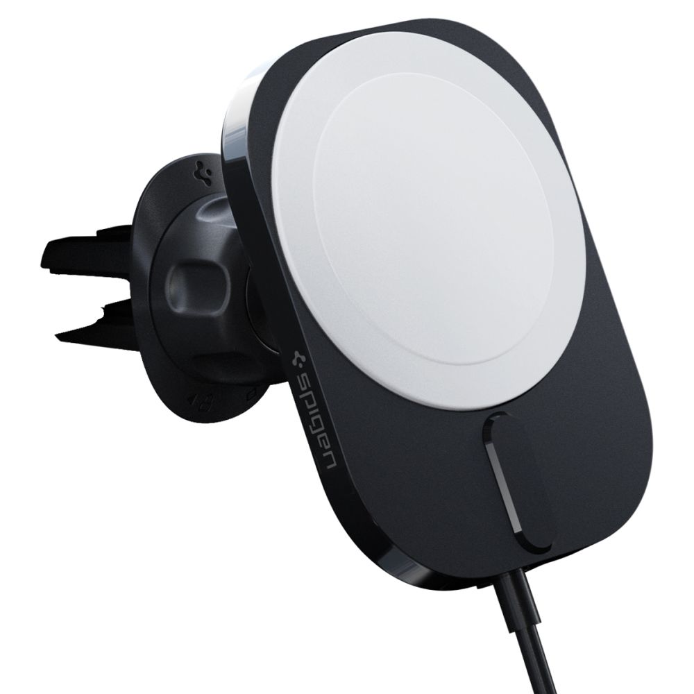 Spigen uchwyt samochodowy z �adowark� ITM12W Onetap Pro 3 Magnetic Magsafe Vent Car Mount Wireless Charger black / 6