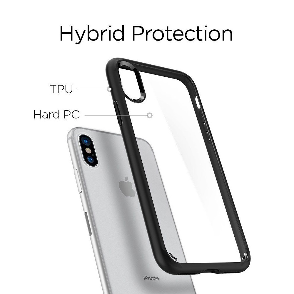 Spigen Ultra Hybrid black Apple iPhone XS / 5