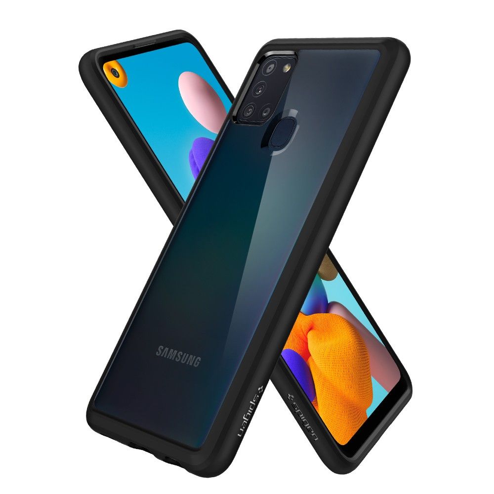 Spigen Ultra Hybrid Galaxy A21s Czarne Samsung Galaxy A21s / 7
