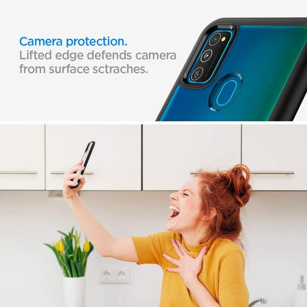 Spigen Ultra Hybrid Galaxy M21 Czarne Samsung Galaxy M21 / 7