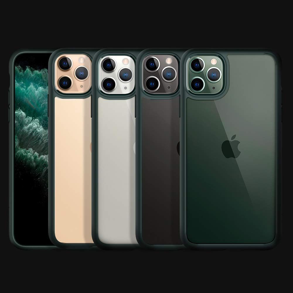 Spigen Ultra Hybrid Midnight Zielone Apple iPhone 11 Pro / 3 Spigen Ultra Hybrid Midnight Zielone Apple iPhone 11 Pro / 3