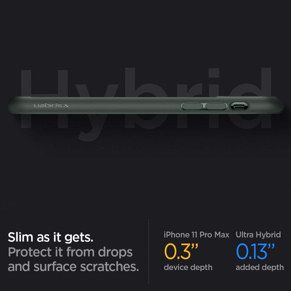 Spigen Ultra Hybrid Midnight Zielone Apple iPhone 11 Pro / 8