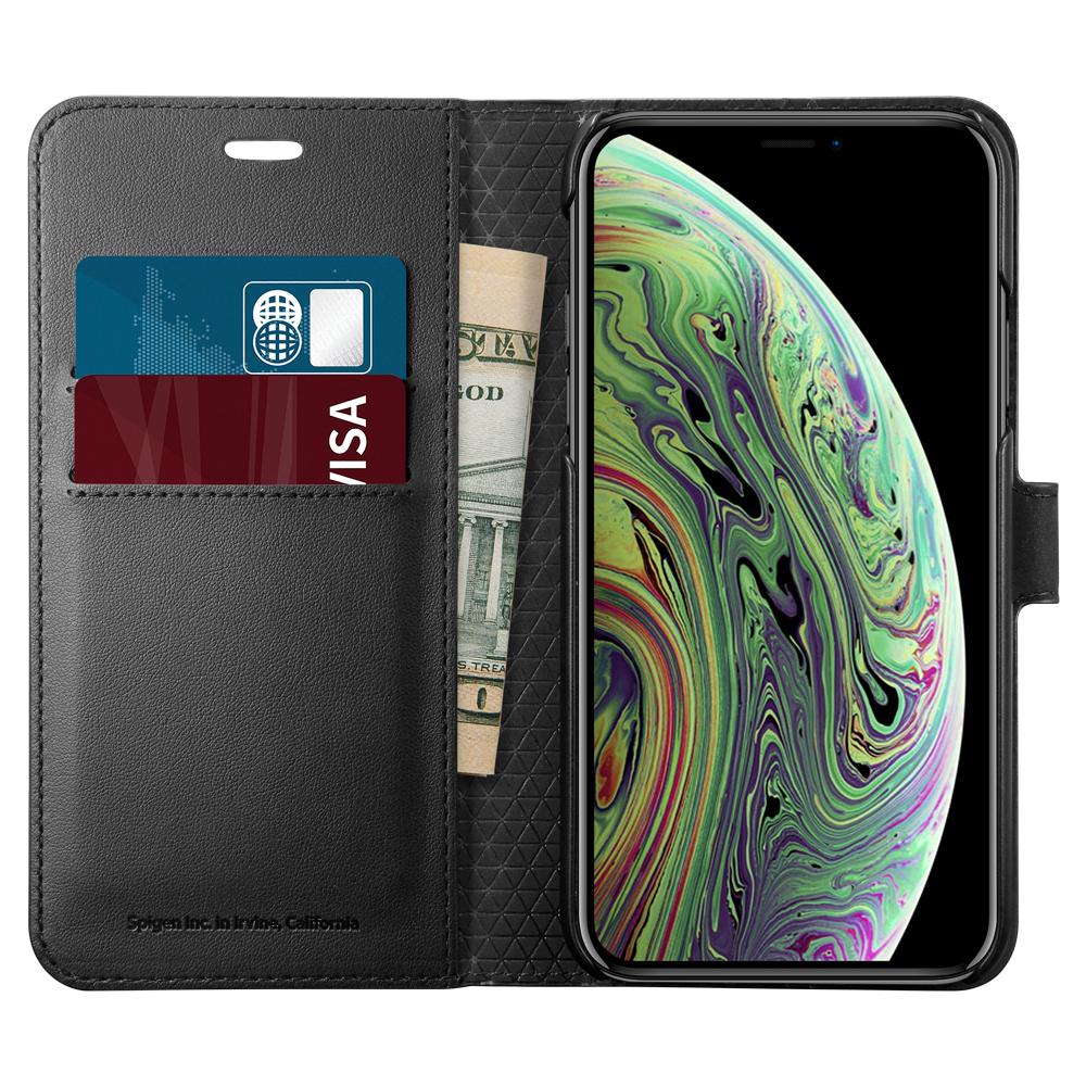 Spigen Wallet S black Apple iPhone XS / 5