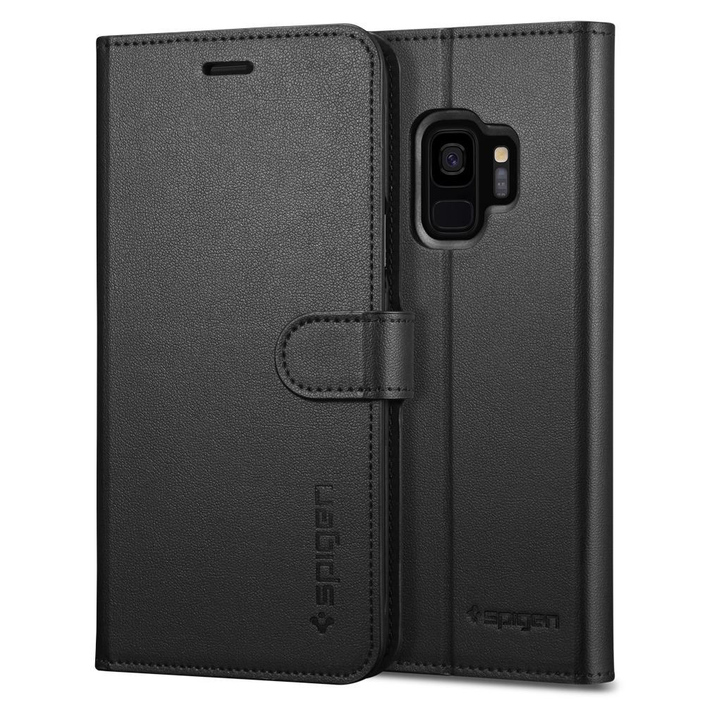 Spigen Wallet S black Samsung Galaxy S9