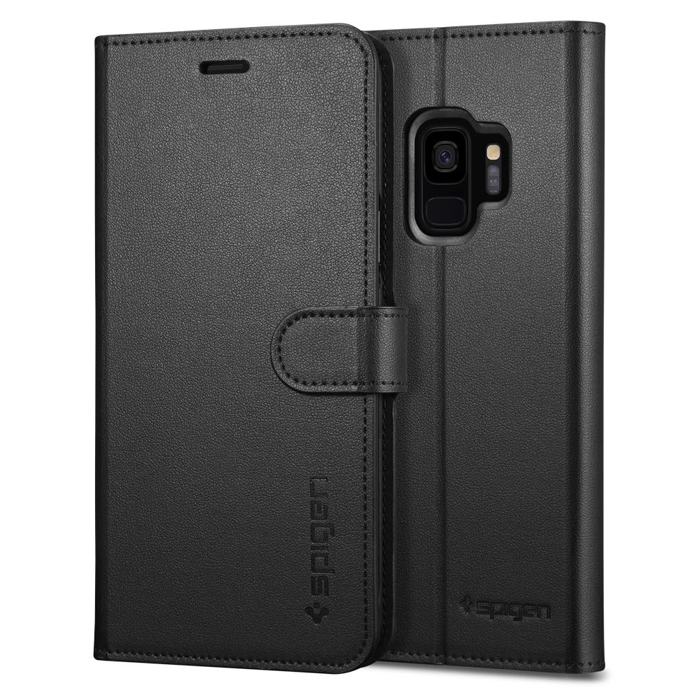Spigen Wallet S black Samsung Galaxy S9