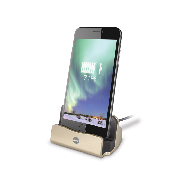 Stacja dokuj�ca Forever do iPhone DS-01 z�ota / 2