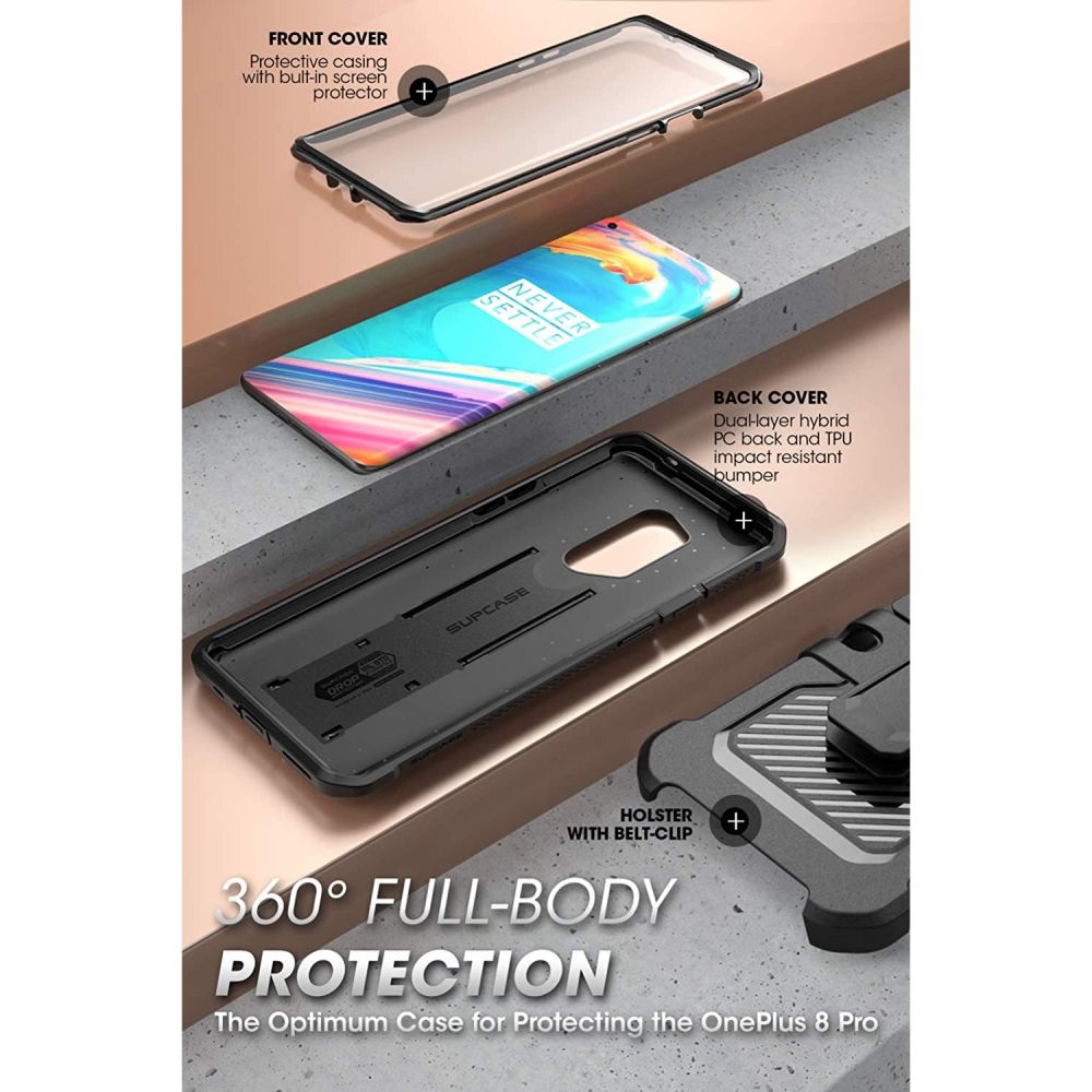 Supcase Unicorn Beetle Pro Czarne OnePlus 8 Pro / 4