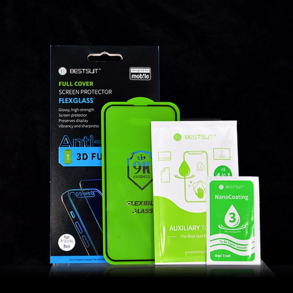 Szkło hartowane 2.5D Full Glue 9H Bestsuit Flexible czarny Samsung Galaxy A54 5G / 8 Szkło hartowane 2.5D Full Glue 9H Bestsuit Flexible czarny Samsung Galaxy A54 5G / 8