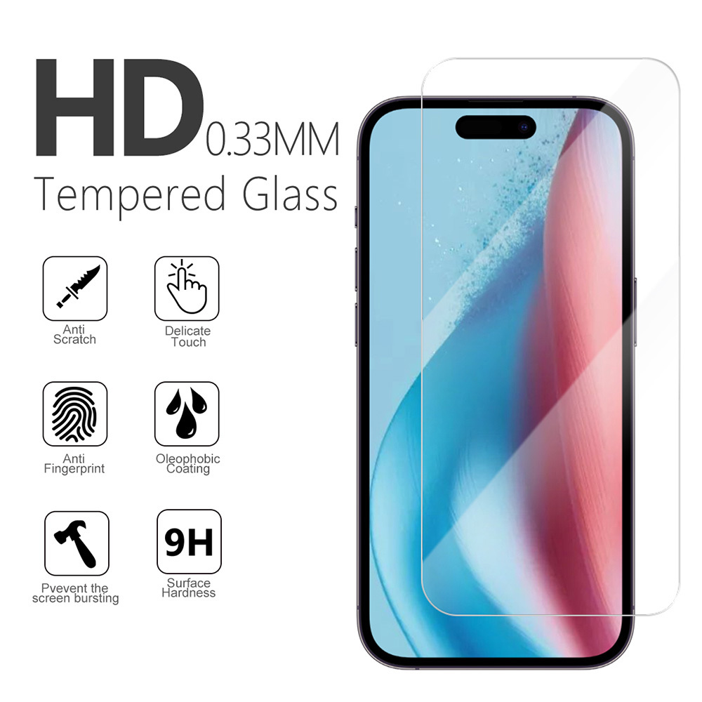 Szk�o hartowane 2,5D Premium Apple iPhone 15 Plus / 10