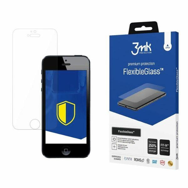Szkło hartowane 3MK FlexibleGlass Apple iPhone 5s Szkło hartowane 3MK FlexibleGlass Apple iPhone 5s