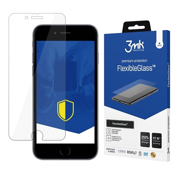 Szko hartowane 3MK FlexibleGlass Apple iPhone SE 2020