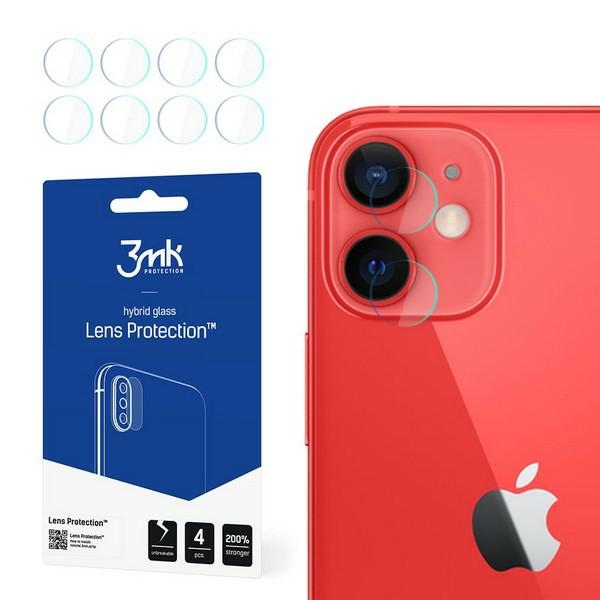 Szko hartowane 3MK Lens Protect na aparat Apple iPhone 12 Mini
