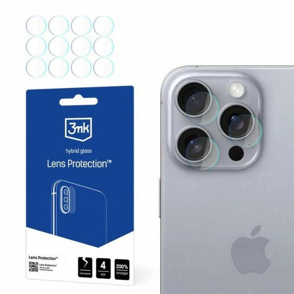 Szkło hartowane 3MK Lens Protect na aparat Apple iPhone 16 Pro Max Szkło hartowane 3MK Lens Protect na aparat Apple iPhone 16 Pro Max